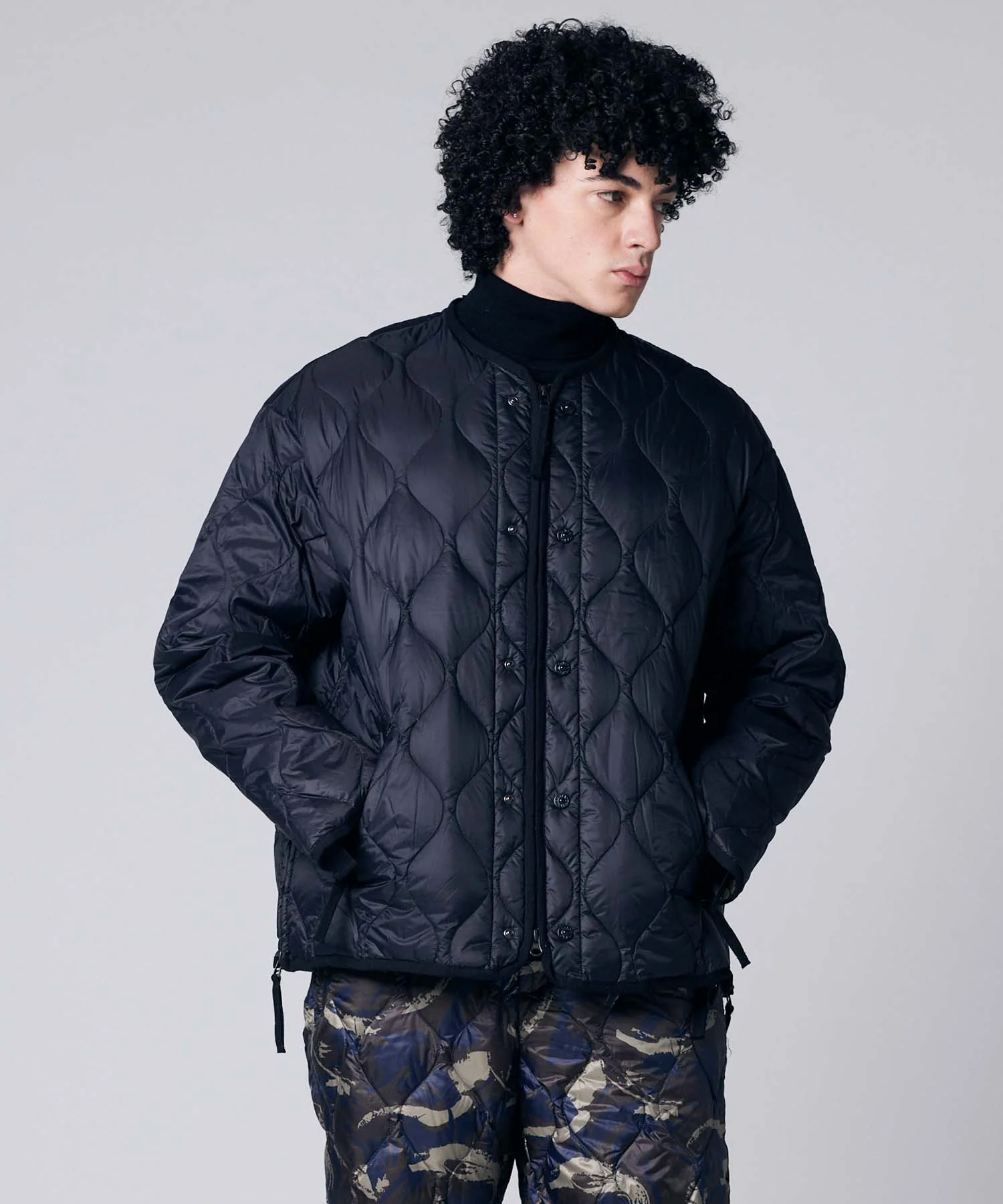 Unisex Military M65 Liner W-Zip Short Down Jacket (Soft Shell) - Image 27