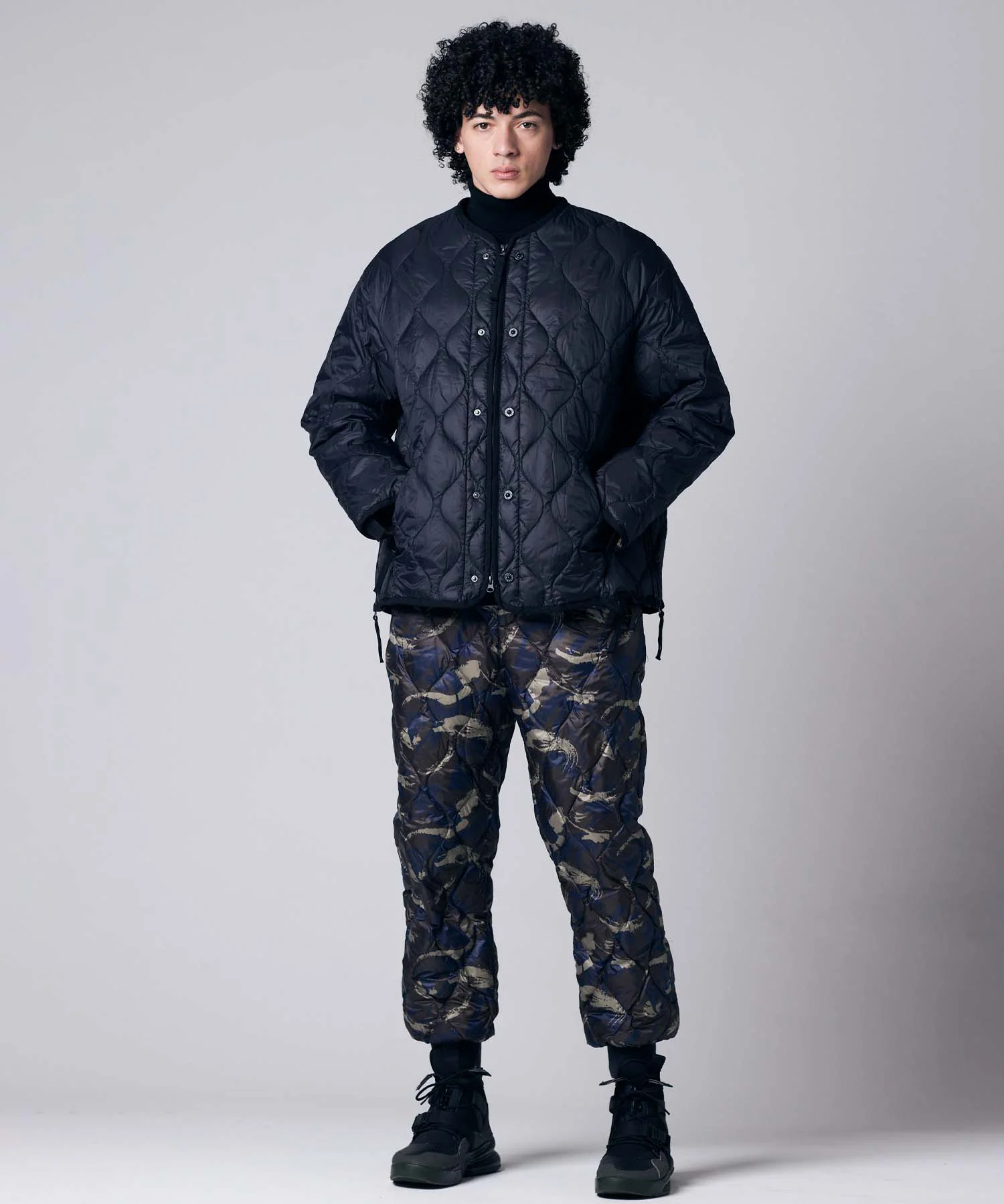 Unisex Military M65 Liner W-Zip Short Down Jacket (Soft Shell) - Image 30