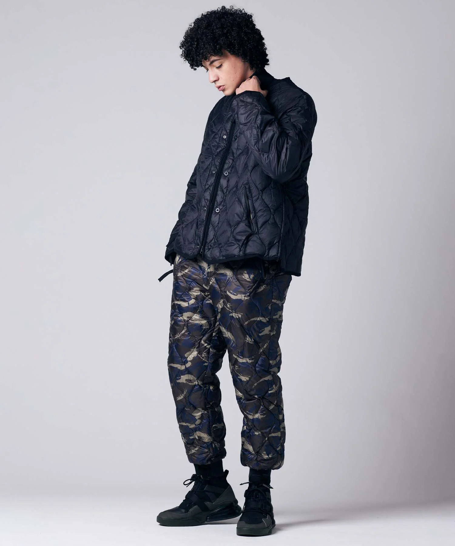 Unisex Military M65 Liner W-Zip Short Down Jacket (Soft Shell) - Image 32