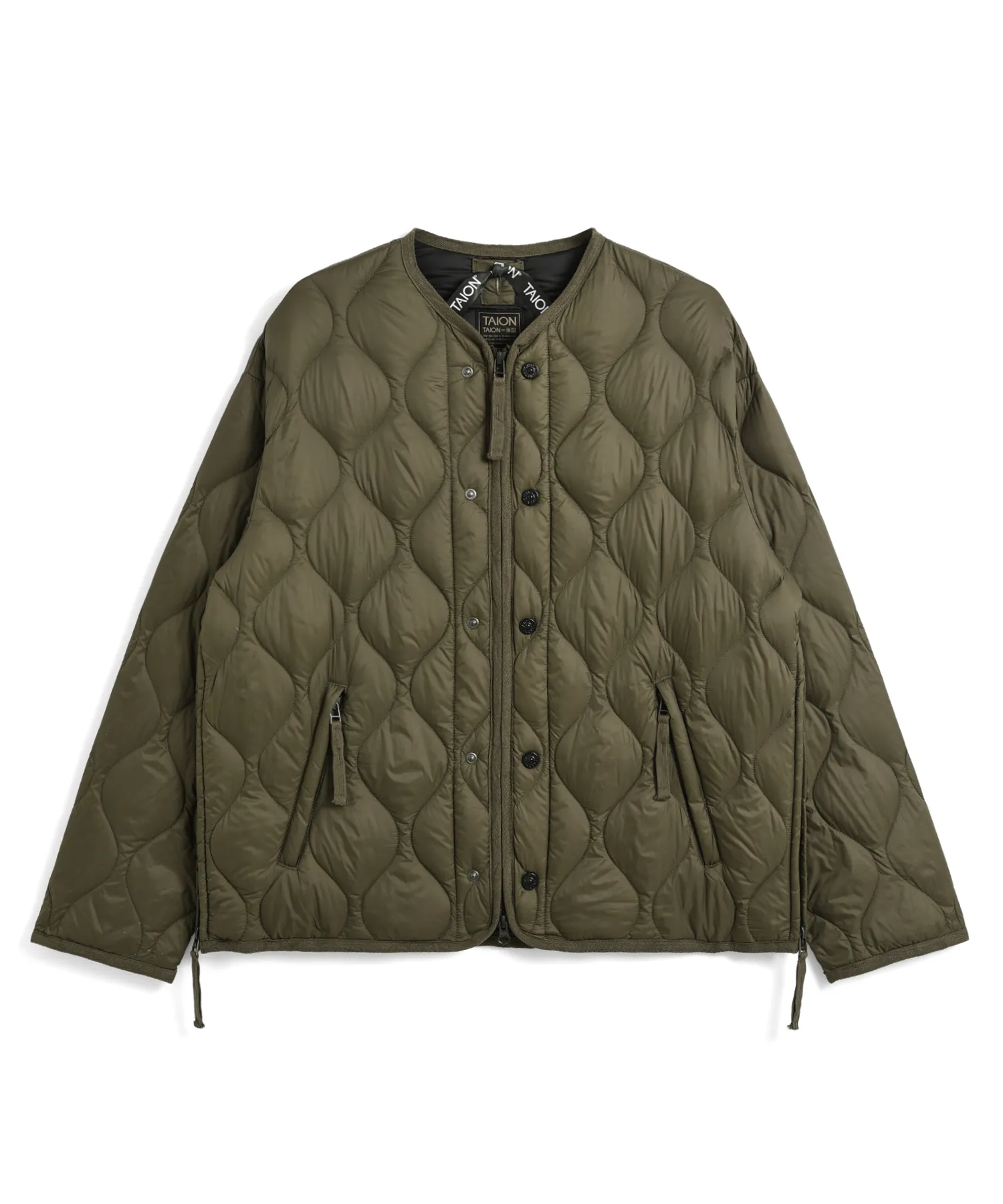 Unisex Military M65 Liner W-Zip Short Down Jacket (Soft Shell) - Image 36