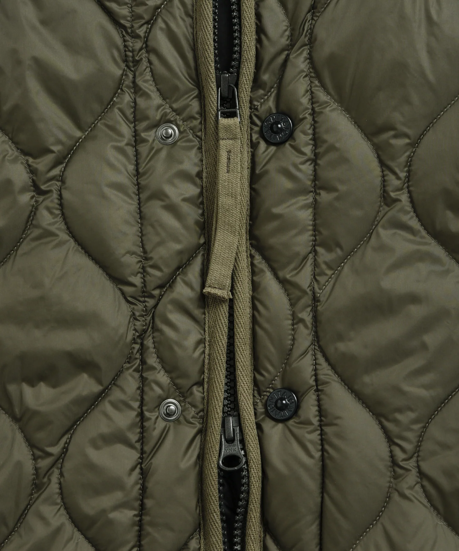 Unisex Military M65 Liner W-Zip Short Down Jacket (Soft Shell) - Image 4