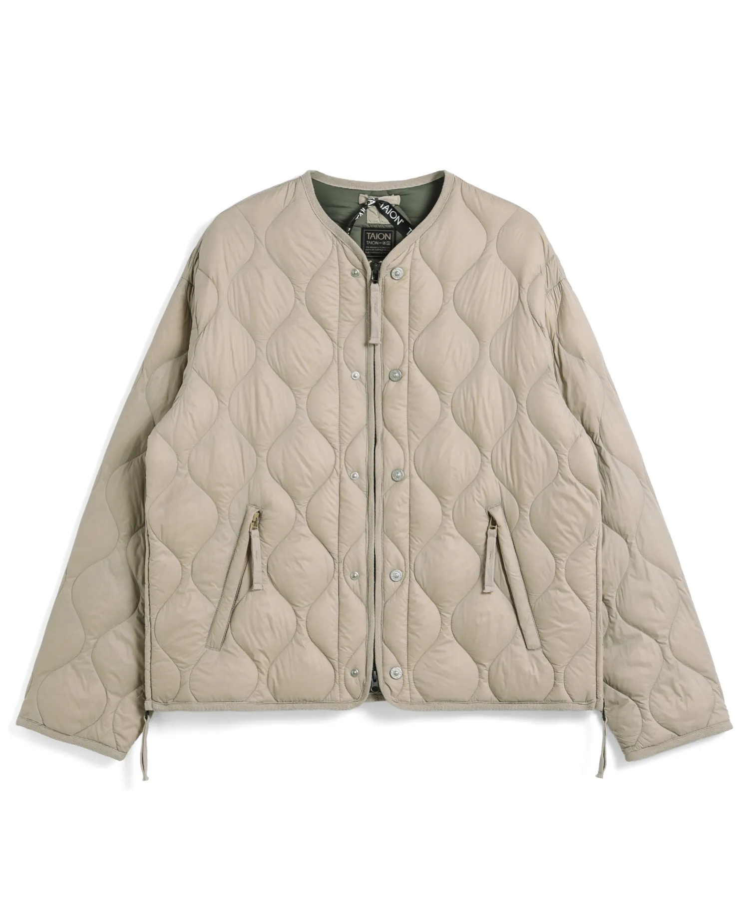 Unisex Military M65 Liner W-Zip Short Down Jacket (Soft Shell) - Image 40