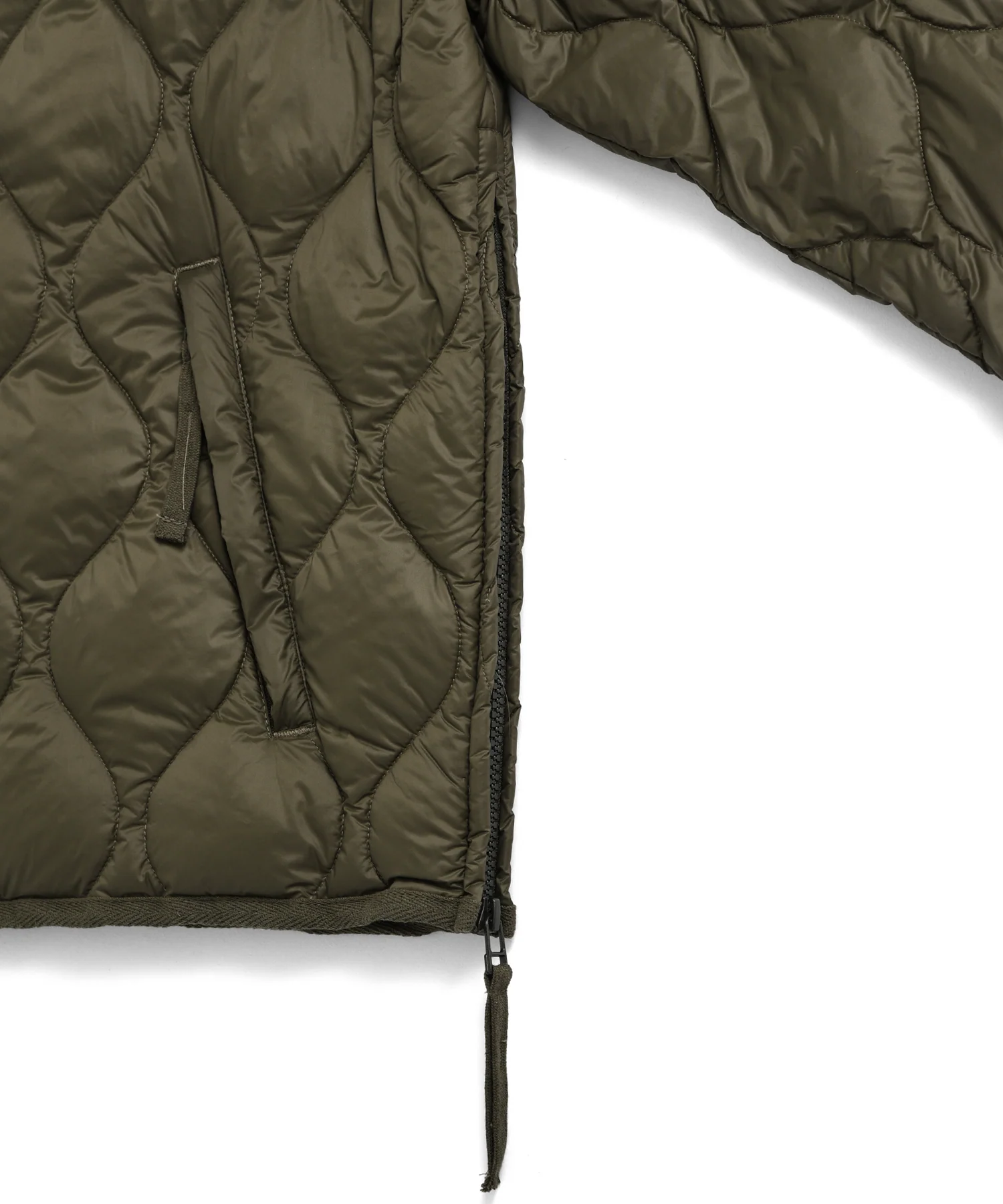 Unisex Military M65 Liner W-Zip Short Down Jacket (Soft Shell) - Image 6