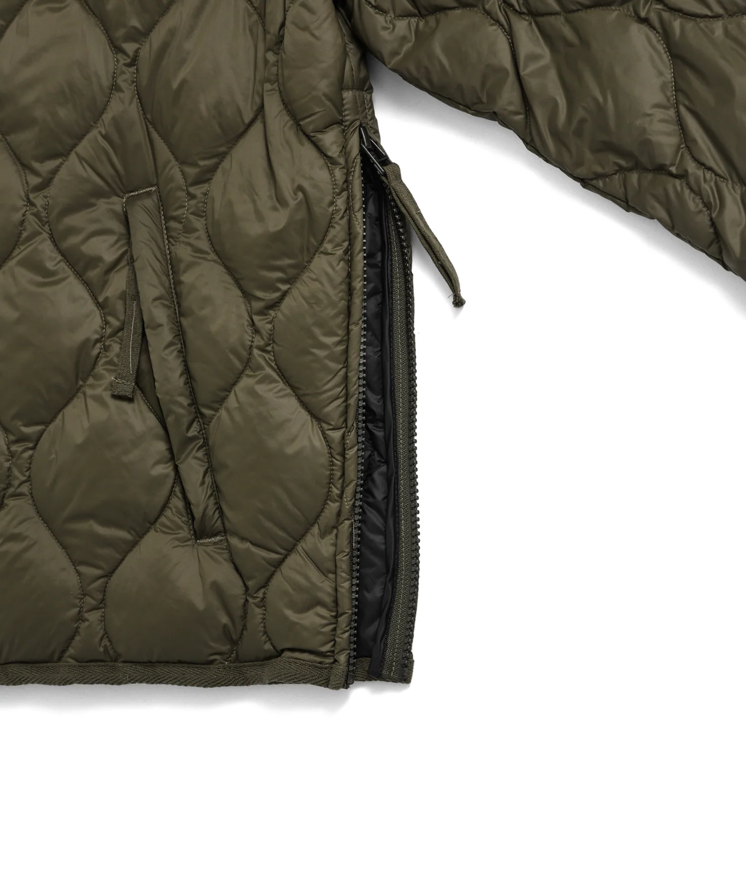 Unisex Military M65 Liner W-Zip Short Down Jacket (Soft Shell) - Image 7