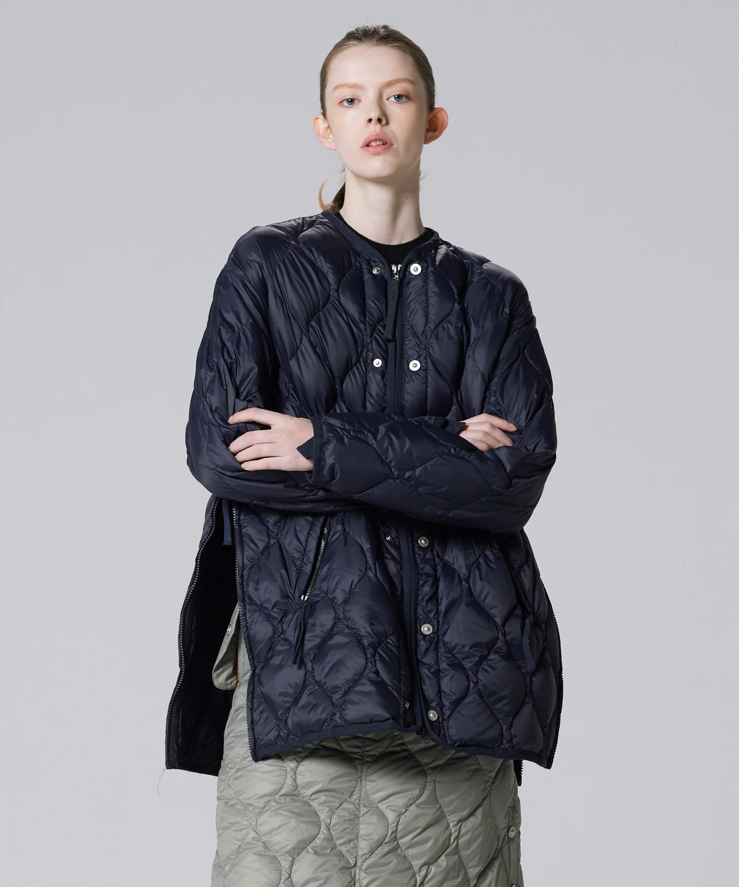 Unisex Military M65 Liner W-Zip Down Jacket (Soft Shell) - Image 14