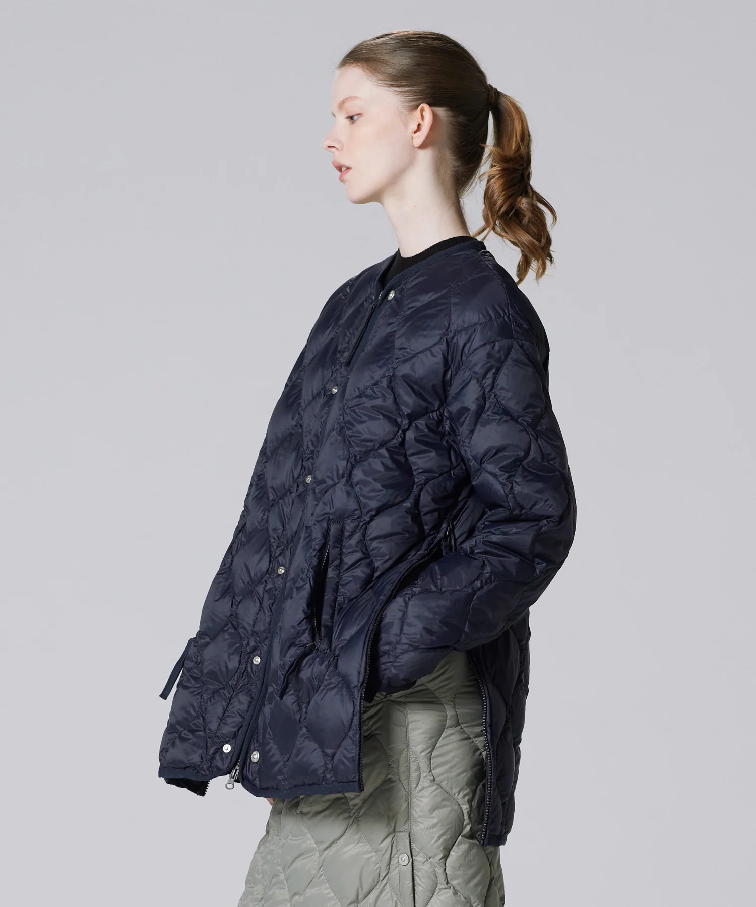 Unisex Military M65 Liner W-Zip Down Jacket (Soft Shell) - Image 15