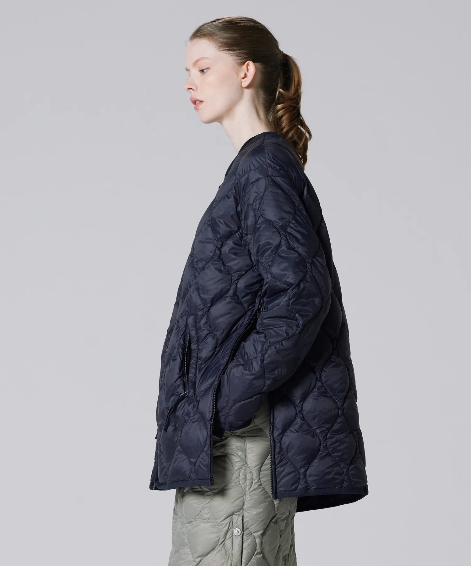 Unisex Military M65 Liner W-Zip Down Jacket (Soft Shell) - Image 16