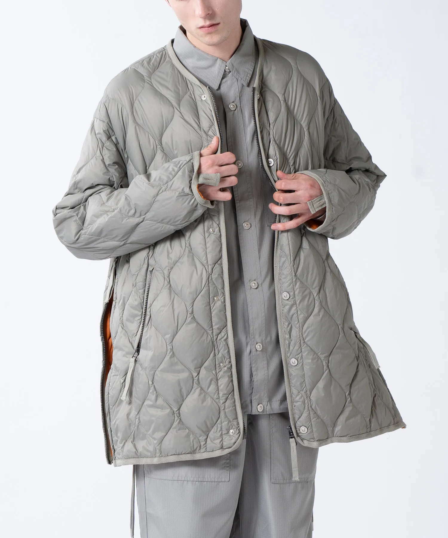 Unisex Military M65 Liner W-Zip Down Jacket (Soft Shell) - Image 17