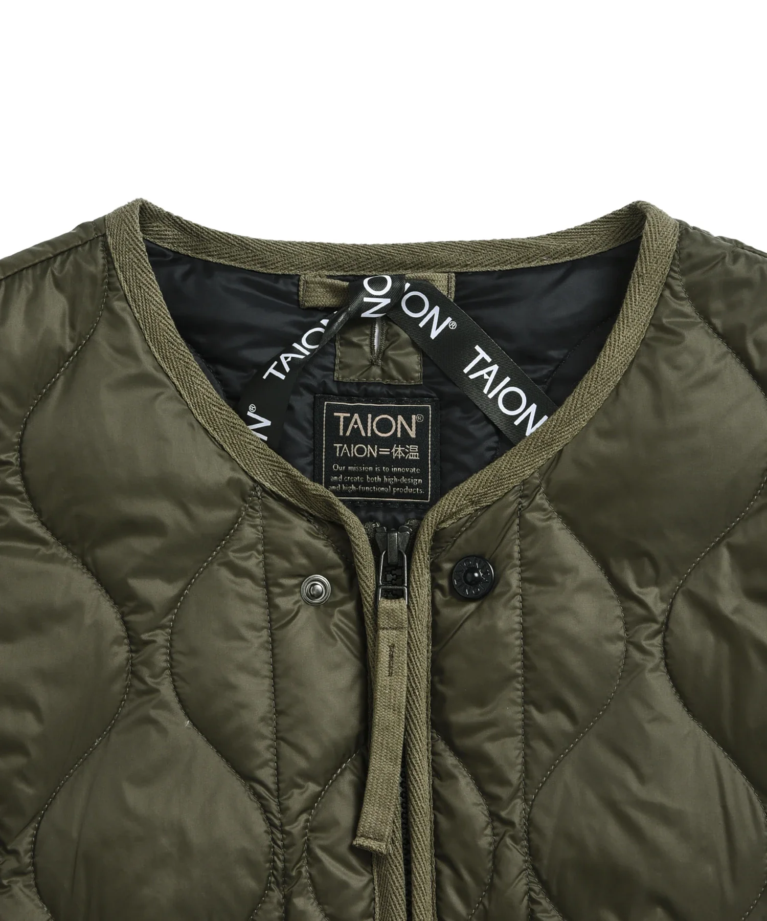 Unisex Military M65 Liner W-Zip Down Jacket (Soft Shell) - Image 4