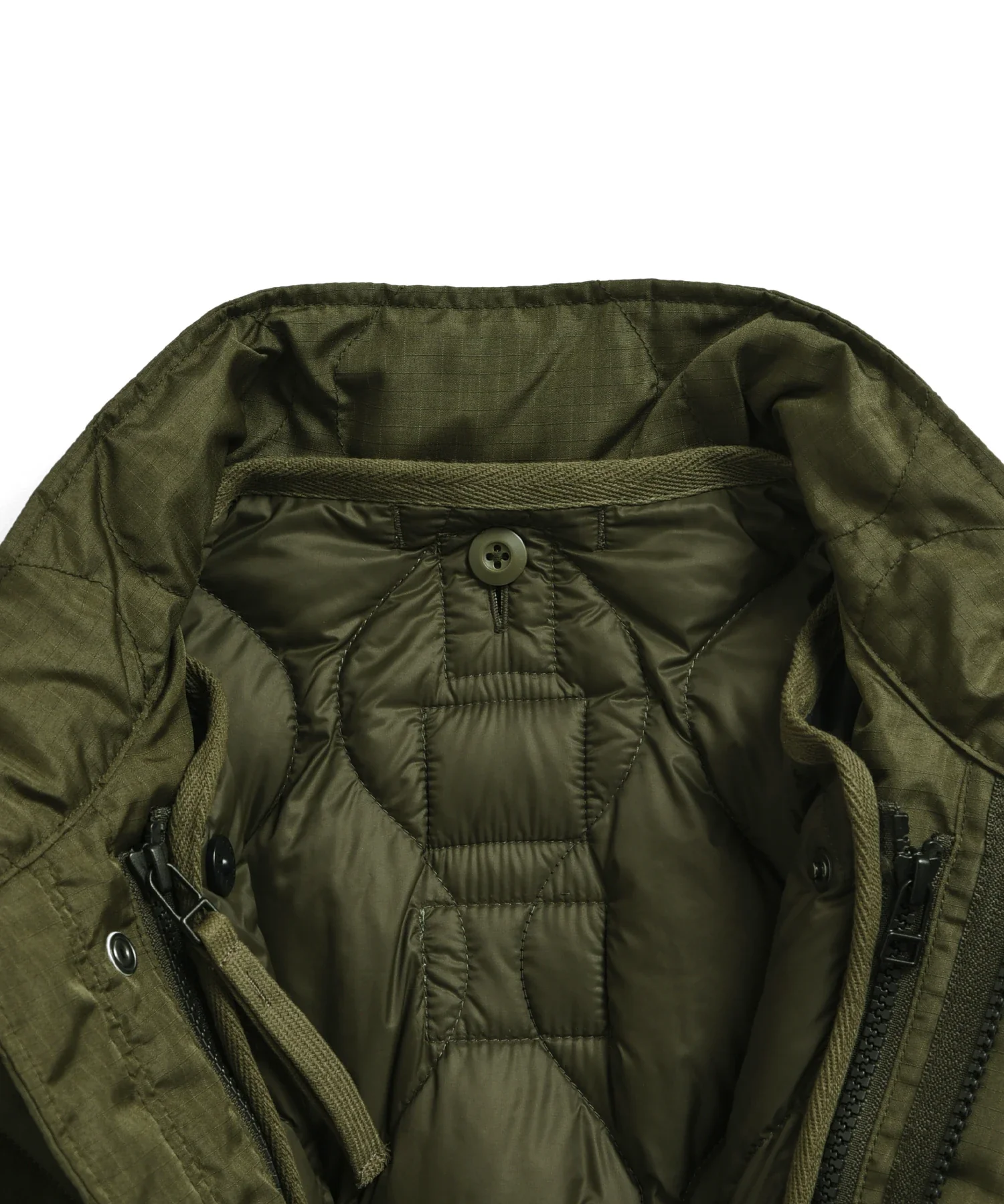 Unisex Military M65 Liner W-Zip Down Jacket (Soft Shell) - Image 5