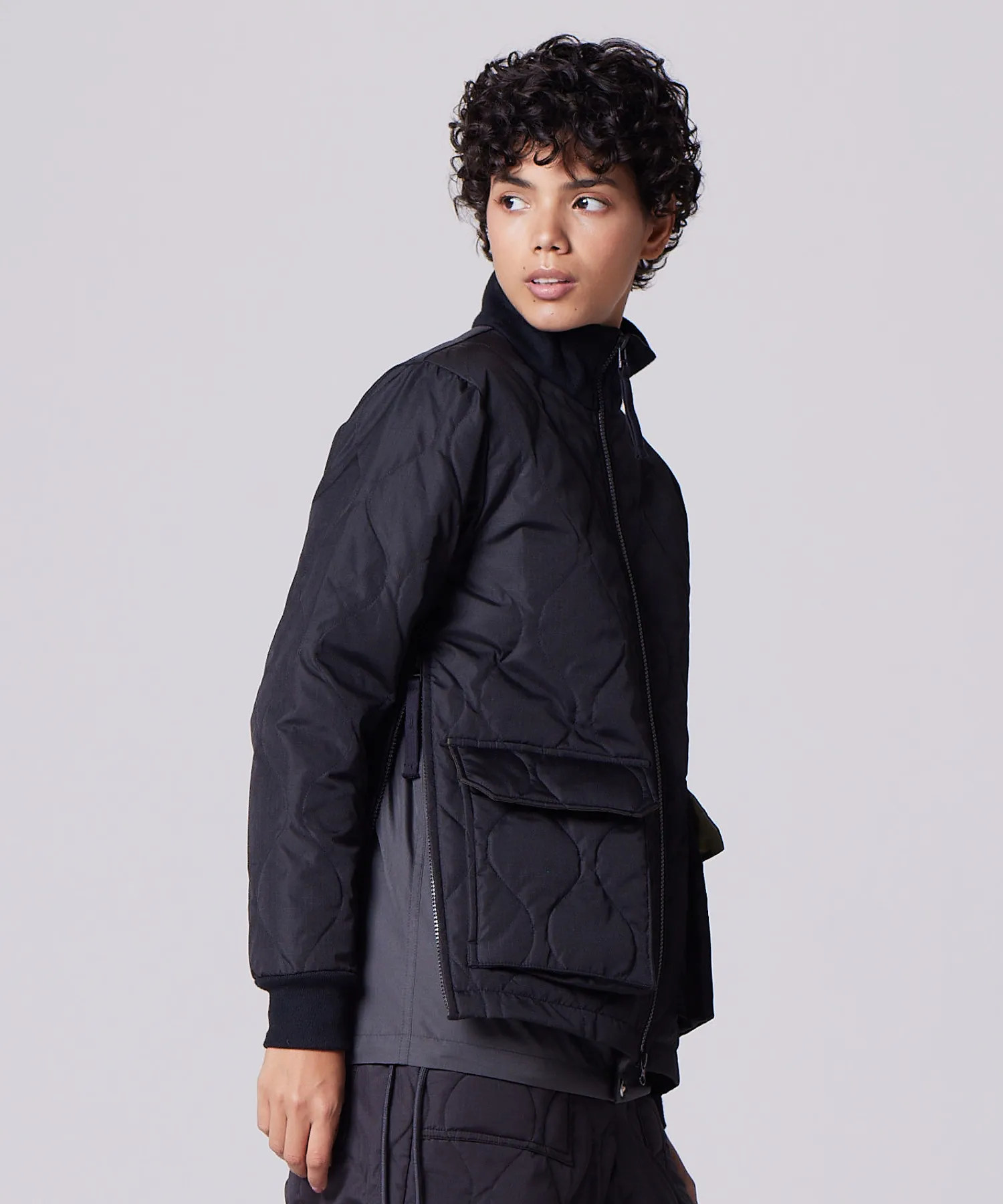Unisex Military Rib Hi Neck Down Jacket (Hard Shell) - Image 12