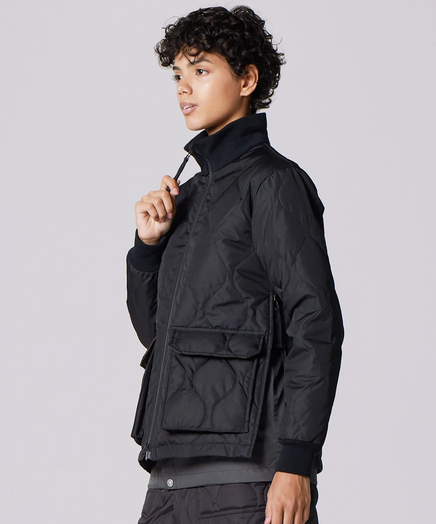 Unisex Military Rib Hi Neck Down Jacket (Hard Shell) - Image 13