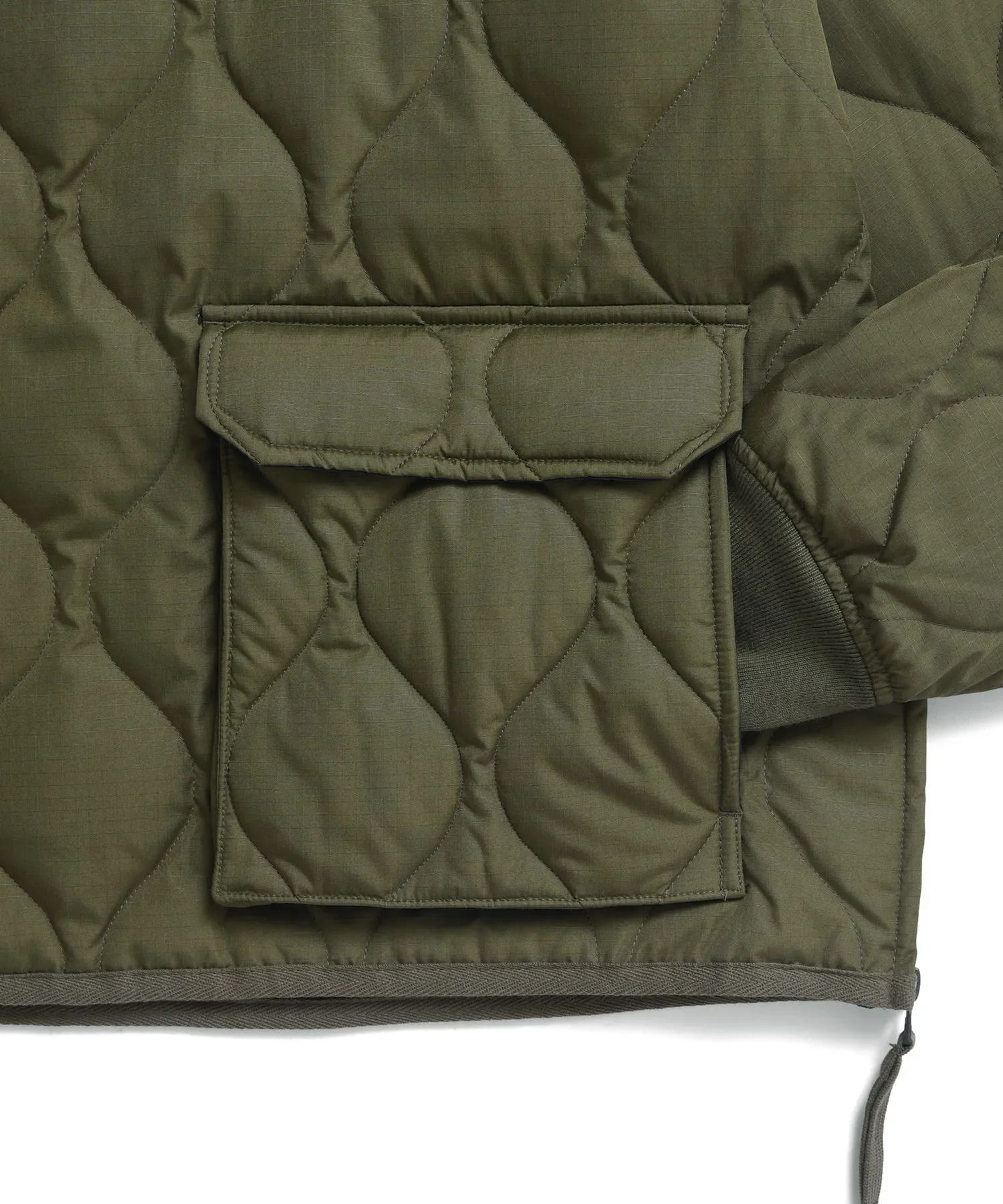 Unisex Military Rib Hi Neck Down Jacket (Hard Shell) - Image 8