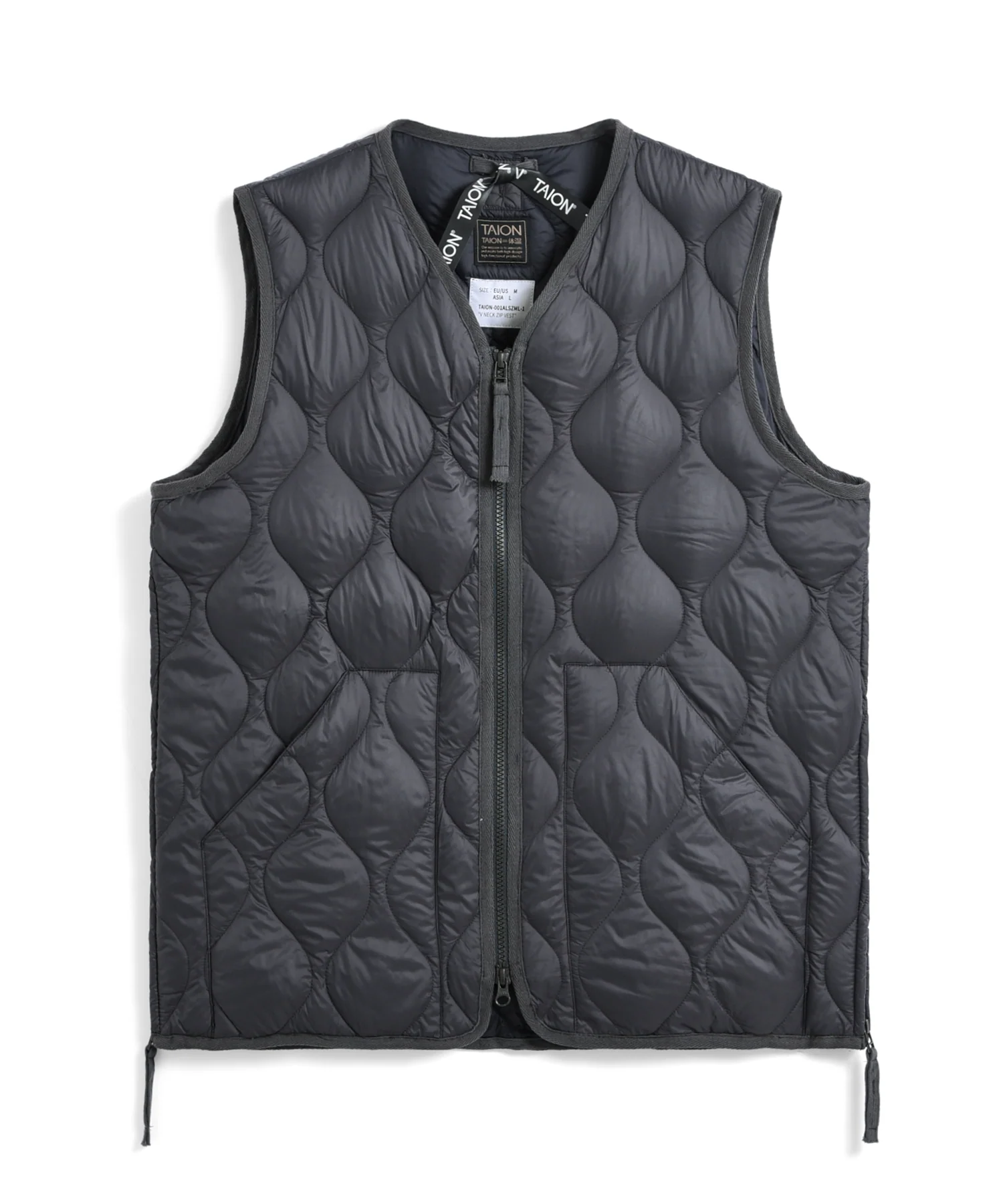 Unisex Military V-Neck W-Zip Down Vest (Soft Shell) - Image 32