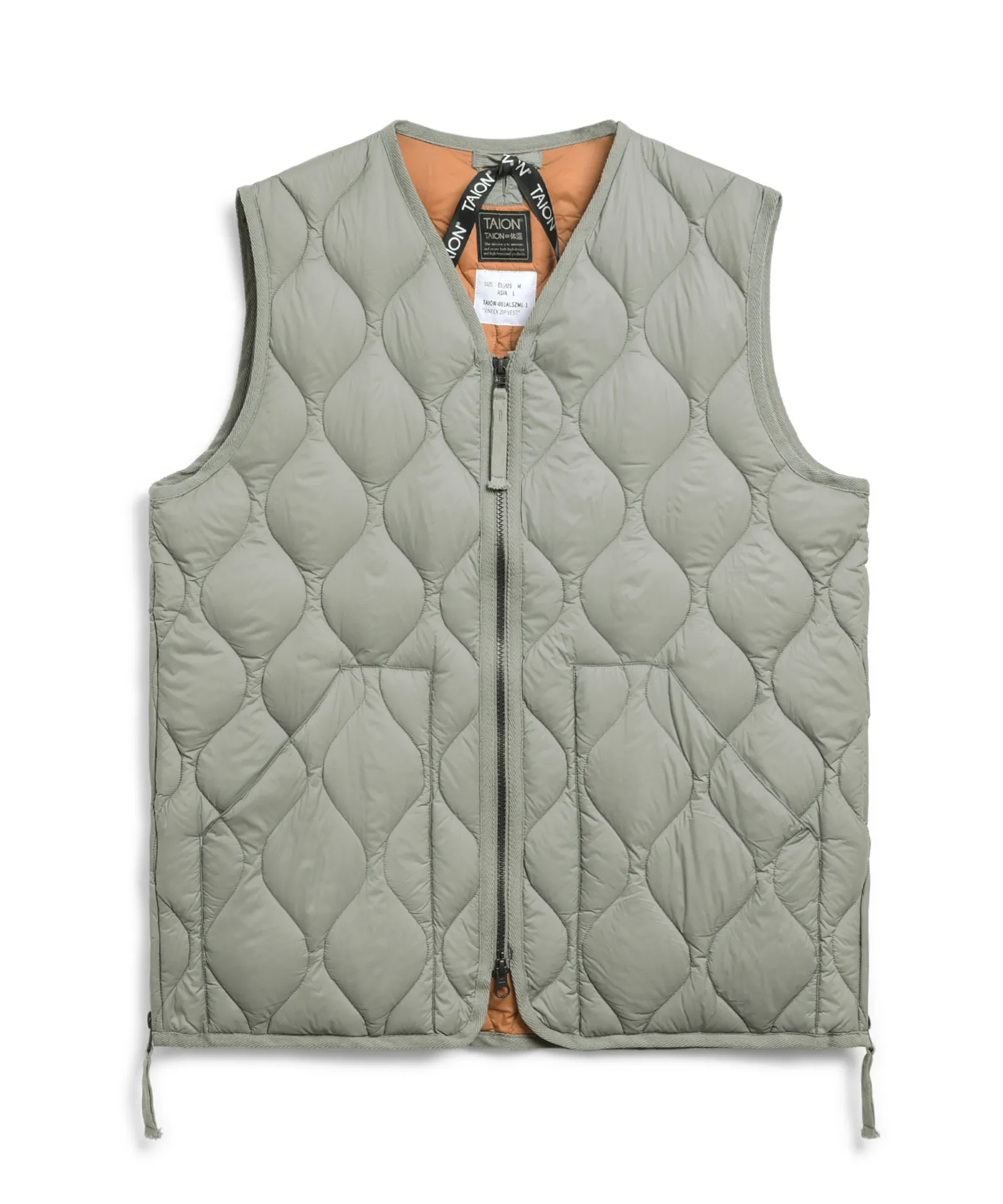 Unisex Military V-Neck W-Zip Down Vest (Soft Shell) - Image 33