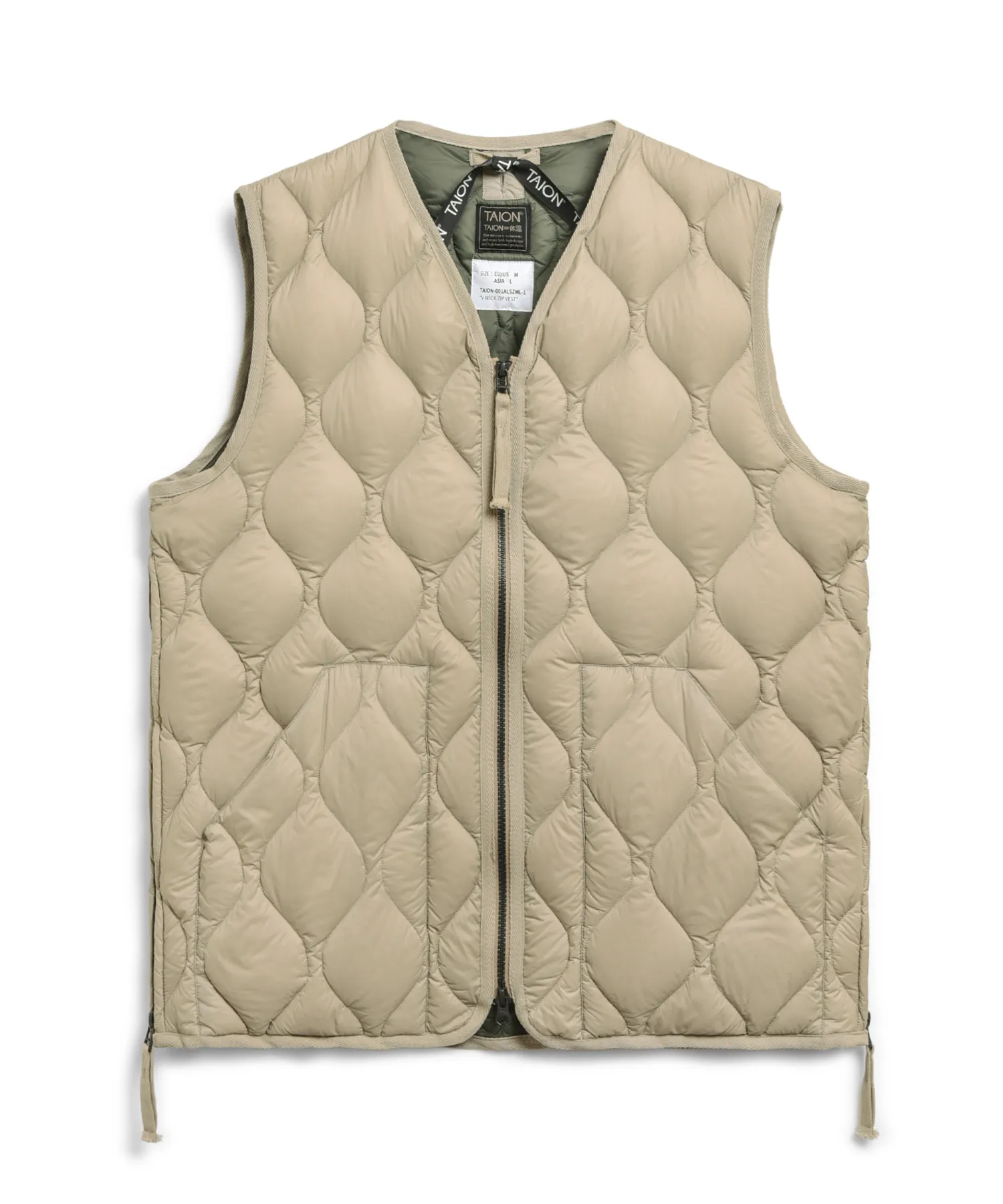 Unisex Military V-Neck W-Zip Down Vest (Soft Shell) - Image 34