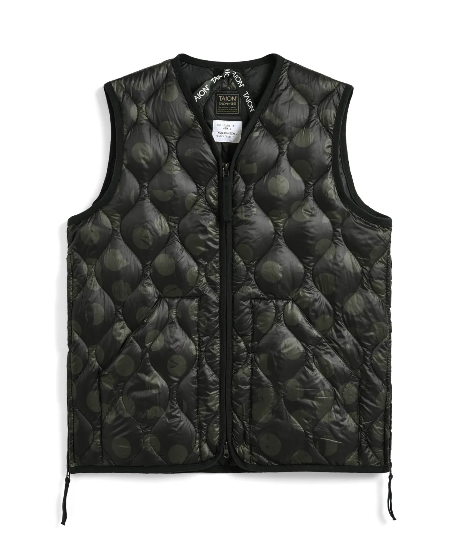 Unisex Military V-Neck W-Zip Down Vest (Soft Shell) - Image 38