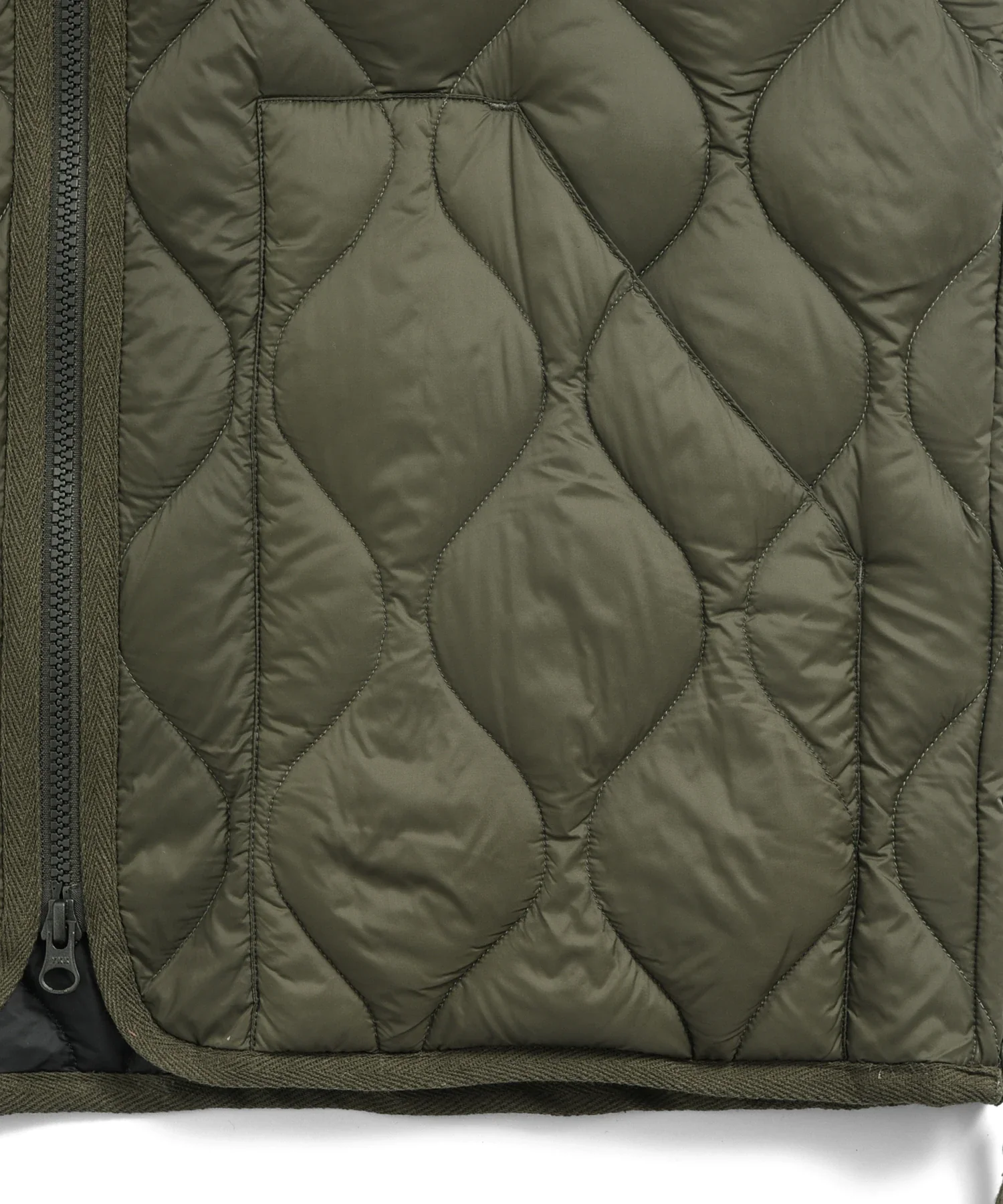 Unisex Military V-Neck W-Zip Down Vest (Soft Shell) - Image 5