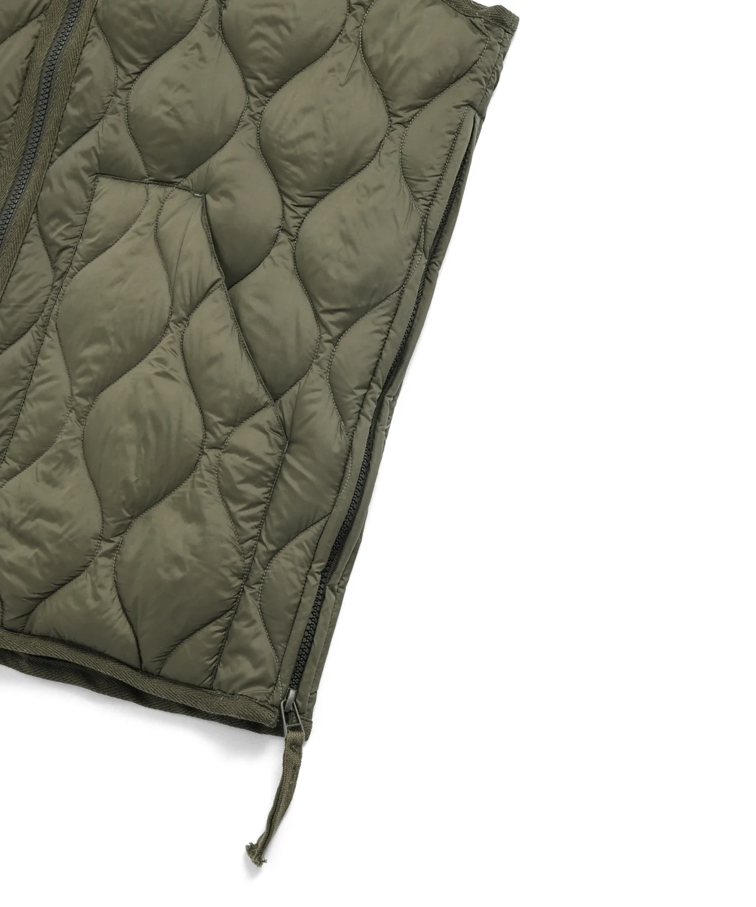 Unisex Military V-Neck W-Zip Down Vest (Soft Shell) - Image 6