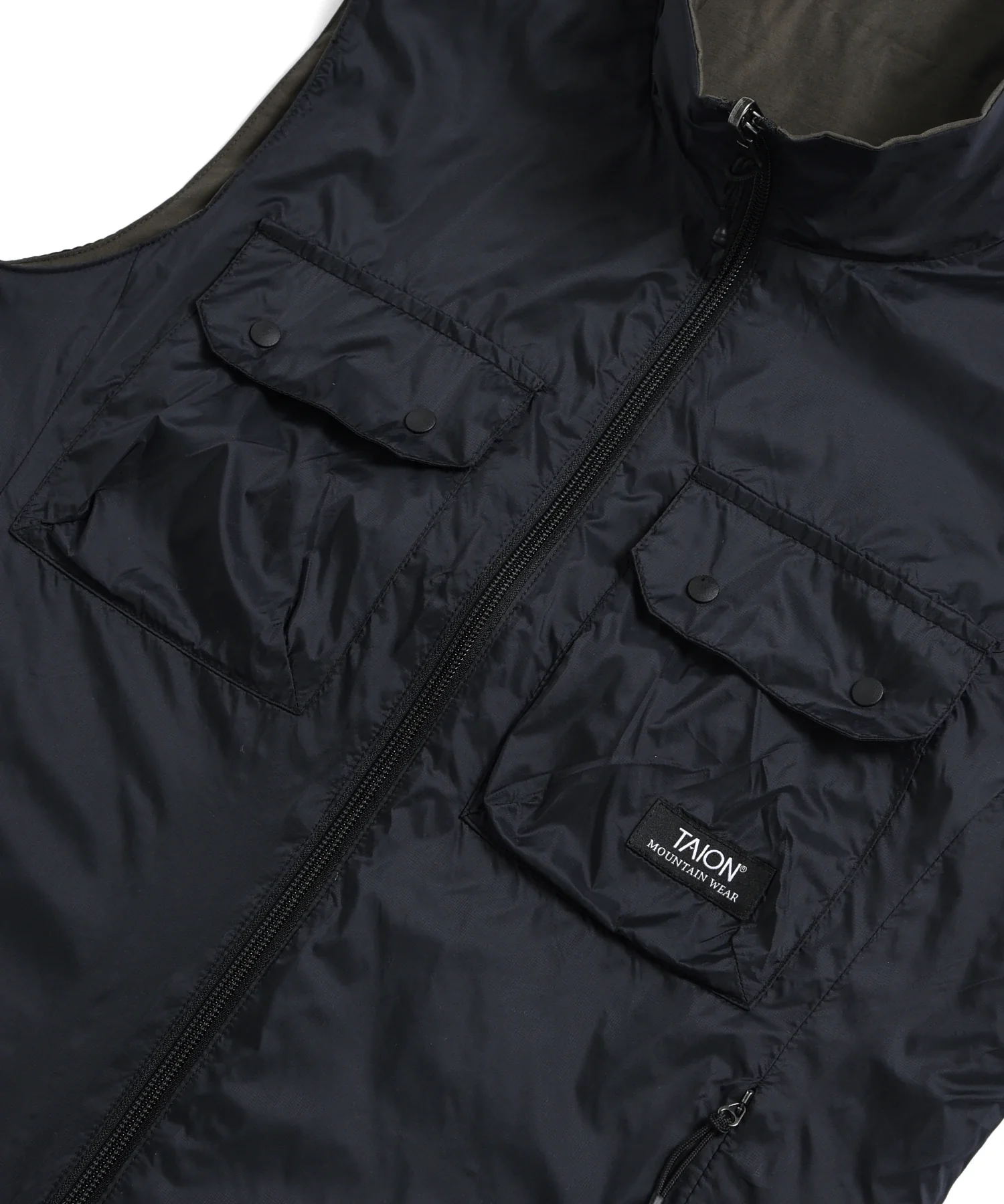 Unisex Non Down Mountain Reversible W-Zip Vest - Image 12