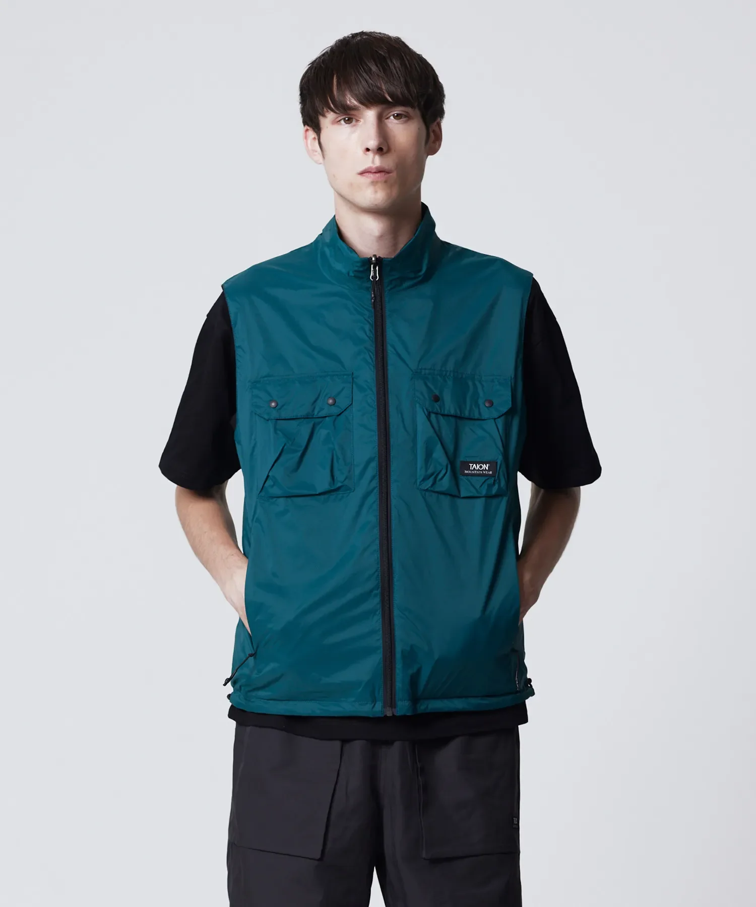 Unisex Non Down Mountain Reversible W-Zip Vest - Image 21