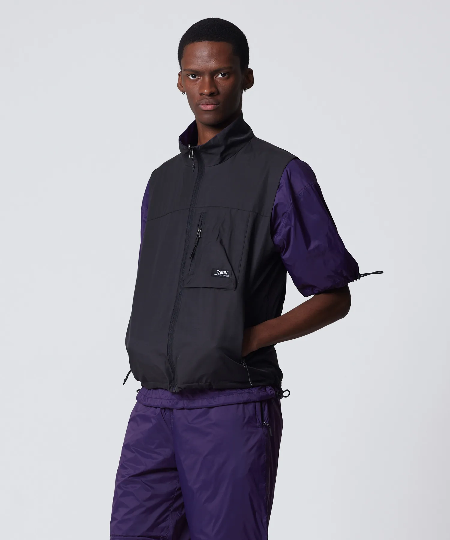 Unisex Non Down Mountain Reversible W-Zip Vest - Image 24