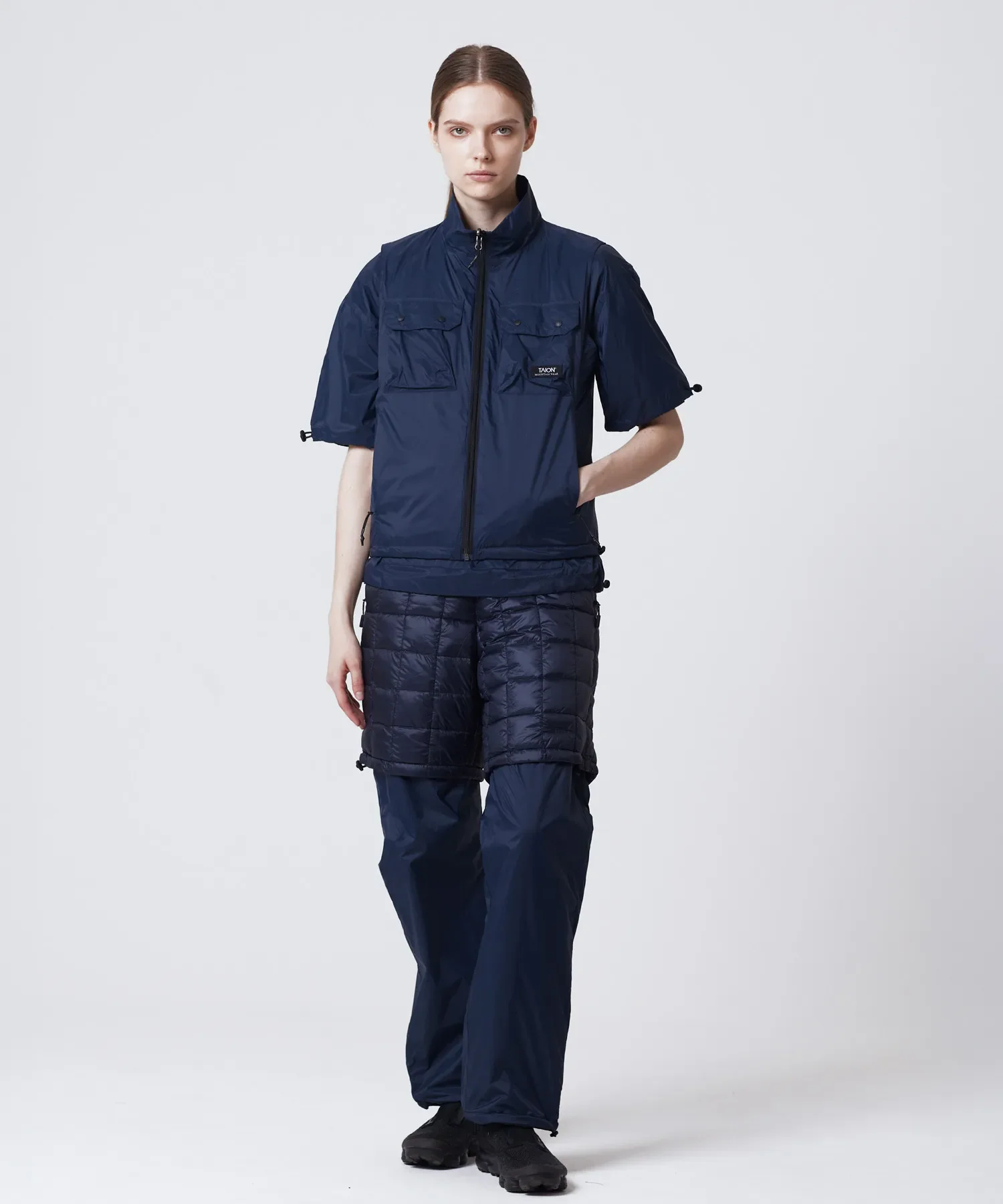 Unisex Non Down Mountain Reversible W-Zip Vest - Image 25