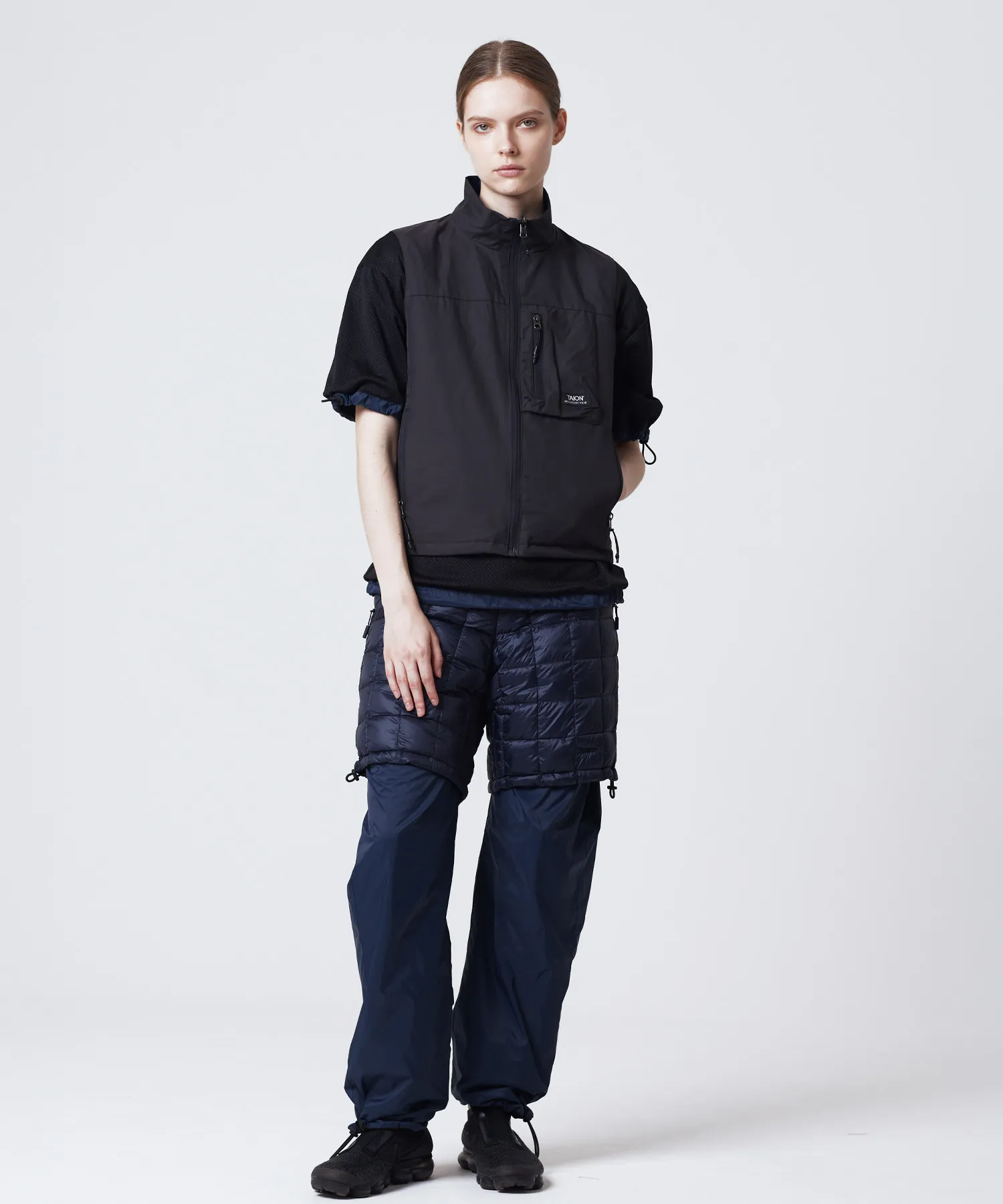 Unisex Non Down Mountain Reversible W-Zip Vest - Image 26