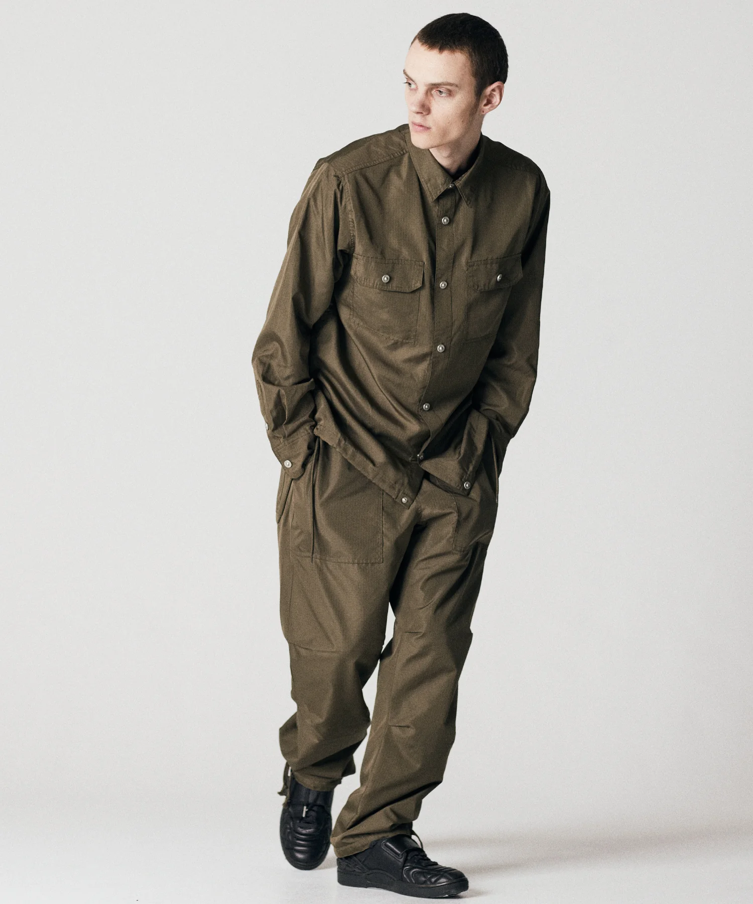 Unisex Non Down Military Long Sleeve Shirts - Image 11