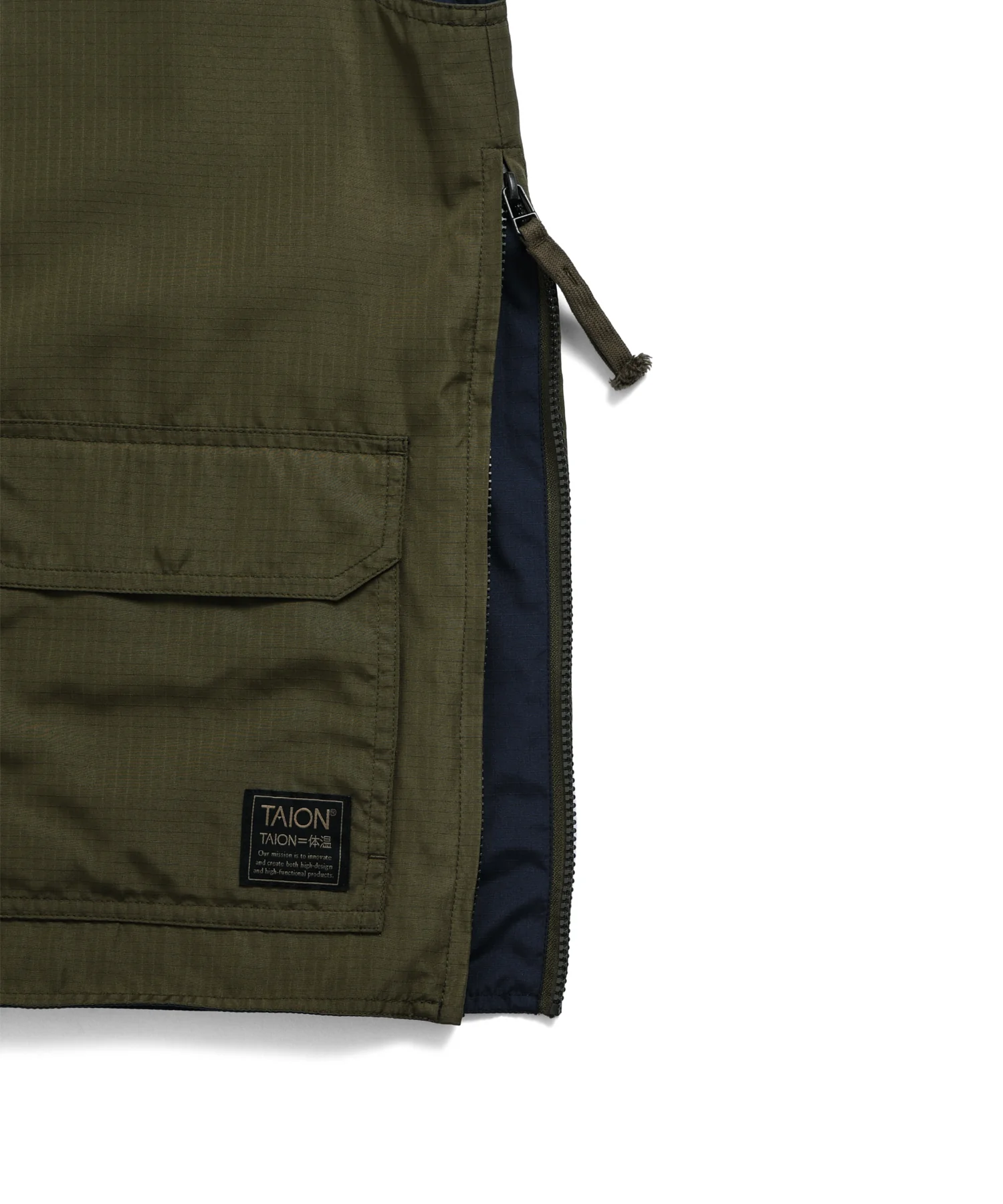 Unisex Non Down Military Reversible V Neck Vest - Image 10