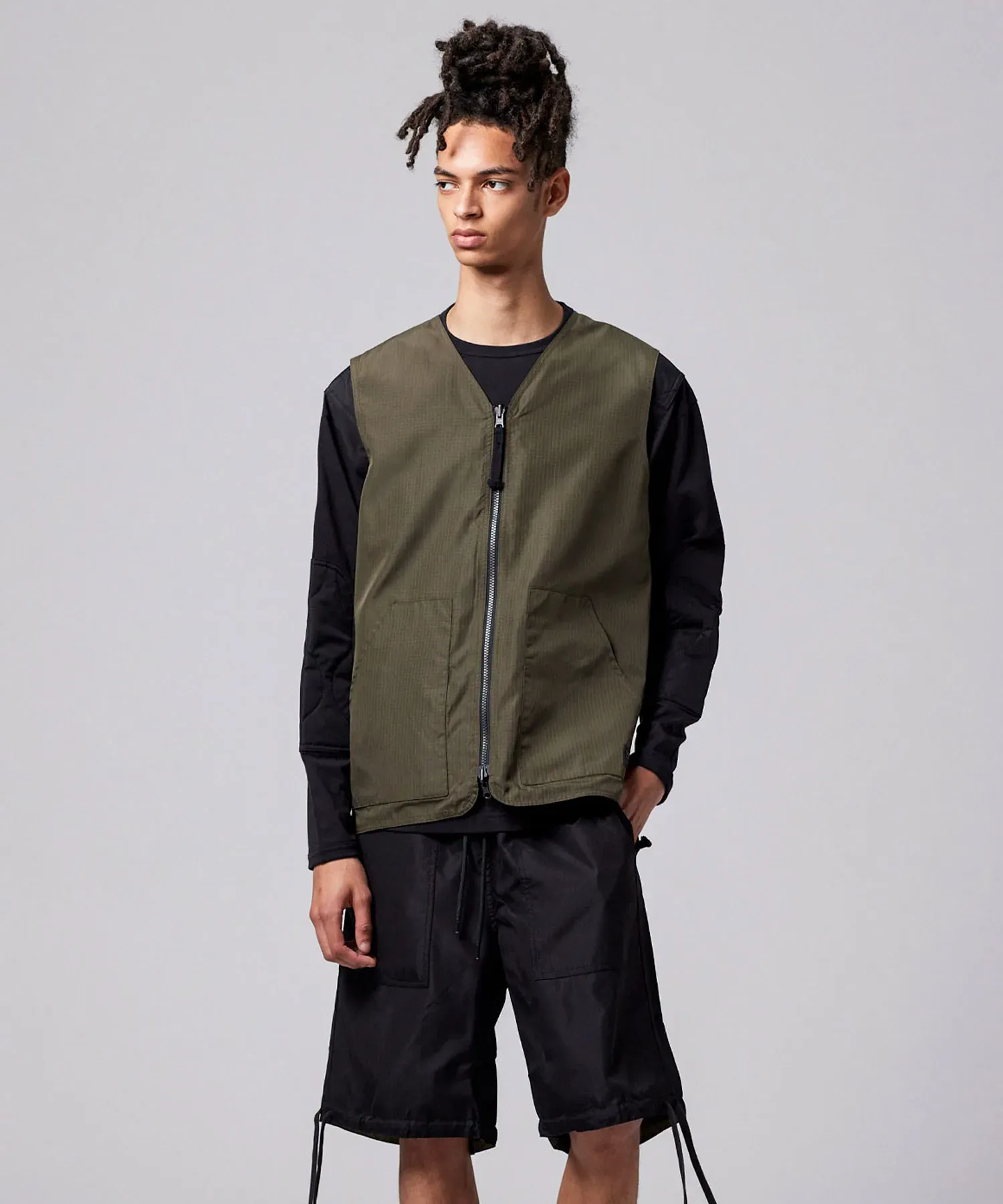 Unisex Non Down Military Reversible V Neck Vest - Image 11