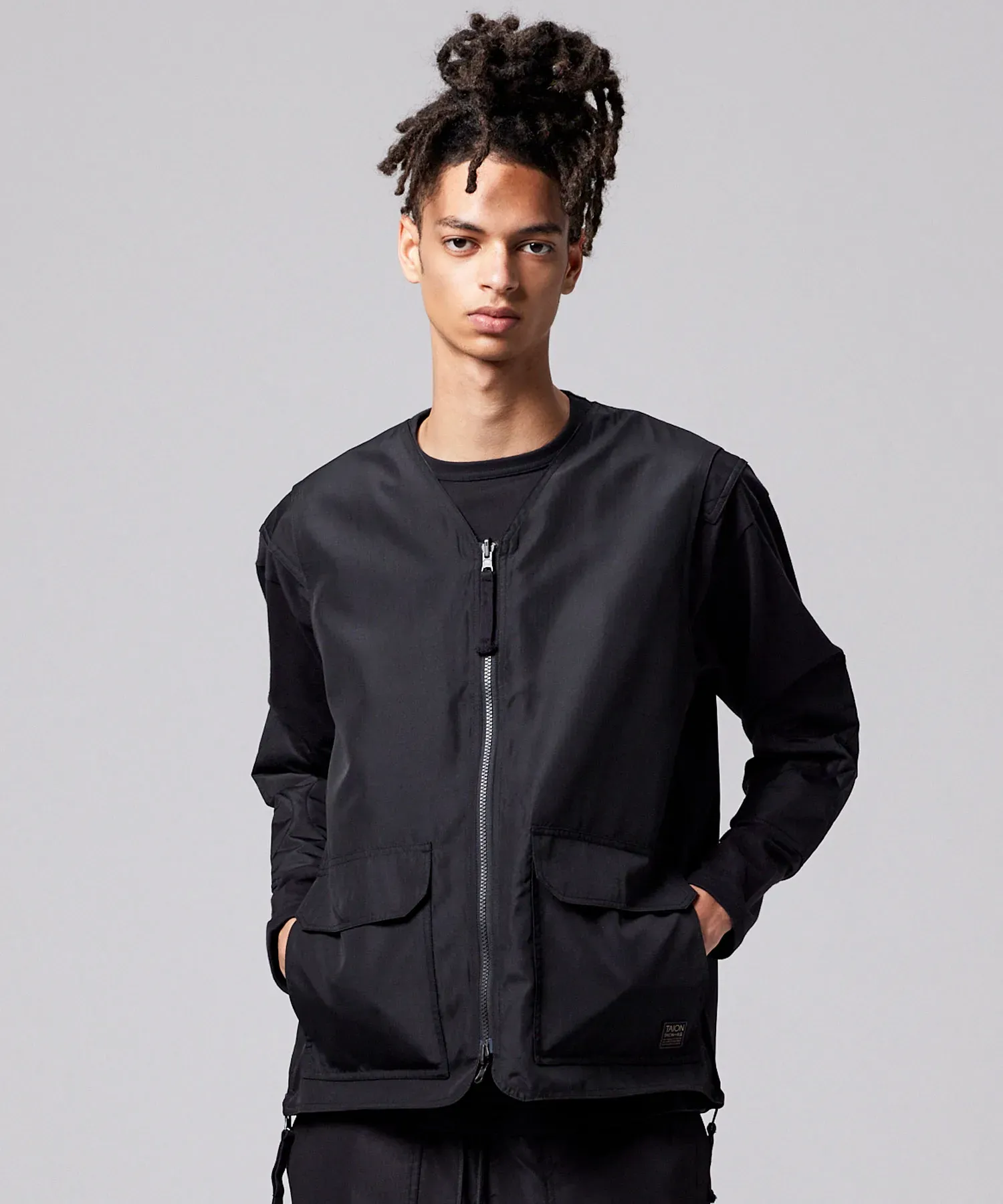 Unisex Non Down Military Reversible V Neck Vest - Image 14