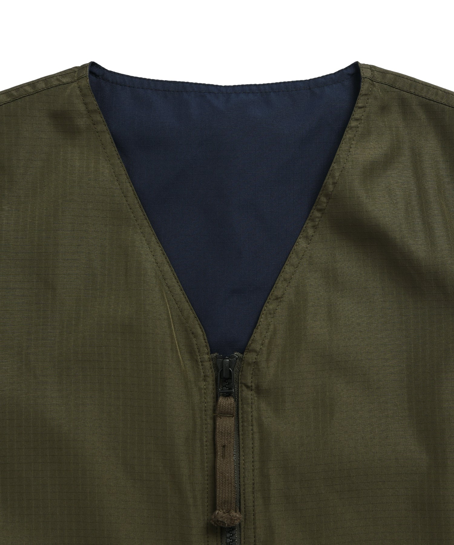 Unisex Non Down Military Reversible V Neck Vest - Image 5