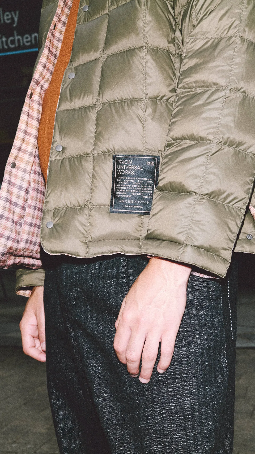 Universal Works x TAION Reversible Button Down Jacket <UW-TA-R101B> - Image 3